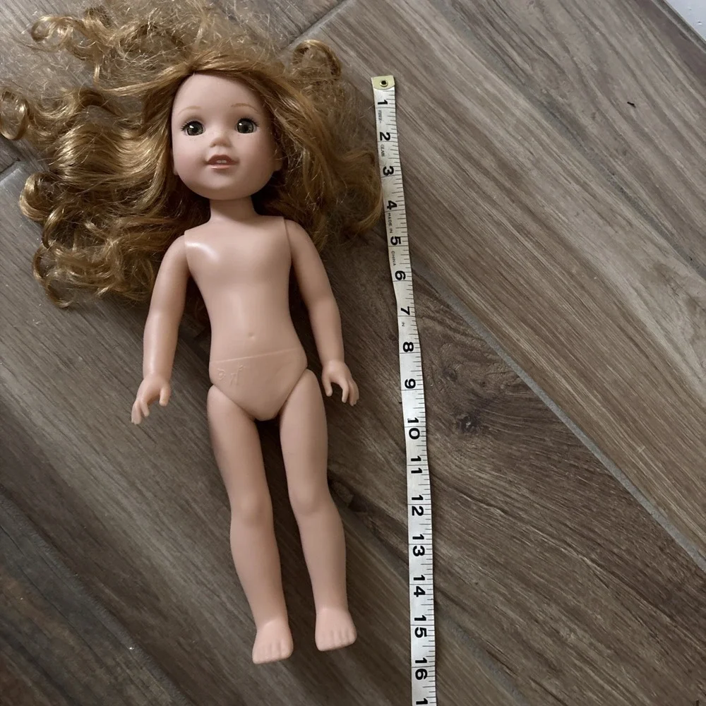 American Girl Wellie Wishers WILLA Hazel Eyes & Strawberry Blonde Hair